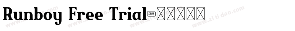 Runboy Free Trial字体转换